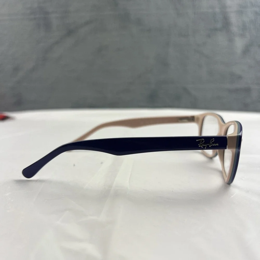 Ray Ban Jr RB1555 Unisex Kids Plastic Eyeglass Frame 3818 Violet On Peach 48-16